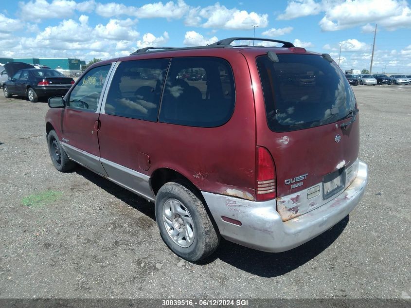 1997 Nissan Quest Xe/Gxe VIN: 4N2DN1116VD840572 Lot: 30039516