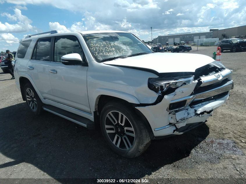 2021 Toyota 4Runner Trail/Sr5/Sr5 Premium/Lim VIN: JTEKU5JR2M5944300 Lot: 30039522