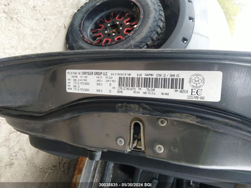 2010 Dodge Ram 1500 VIN: 1D7RV1GT3AS102791 Lot: 30038835