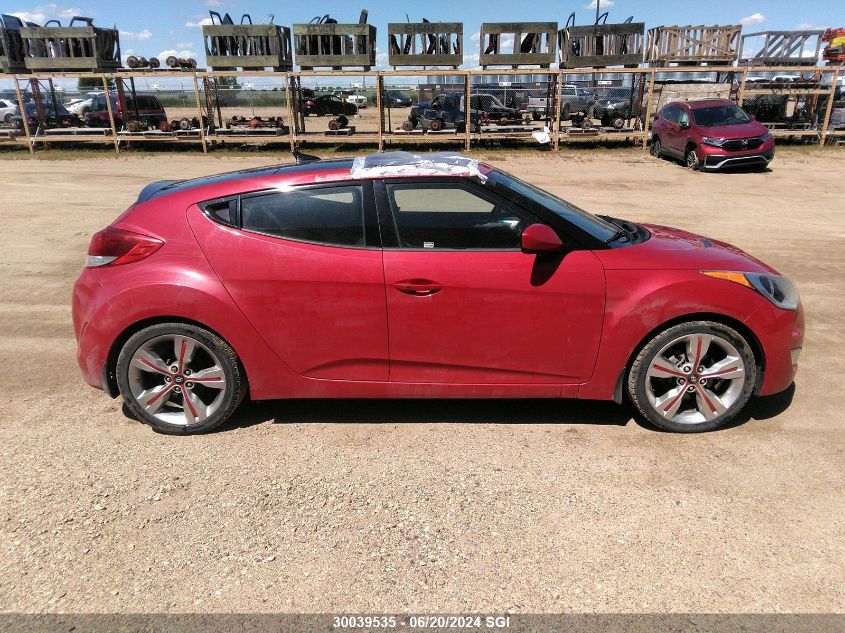 2012 Hyundai Veloster VIN: KMHTC6AD2CU038119 Lot: 30039535