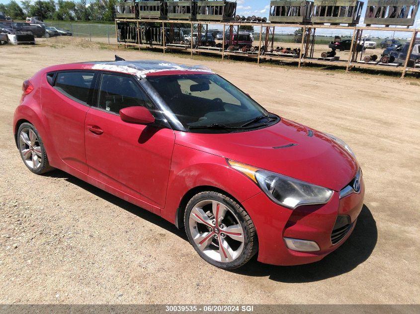 2012 Hyundai Veloster VIN: KMHTC6AD2CU038119 Lot: 30039535