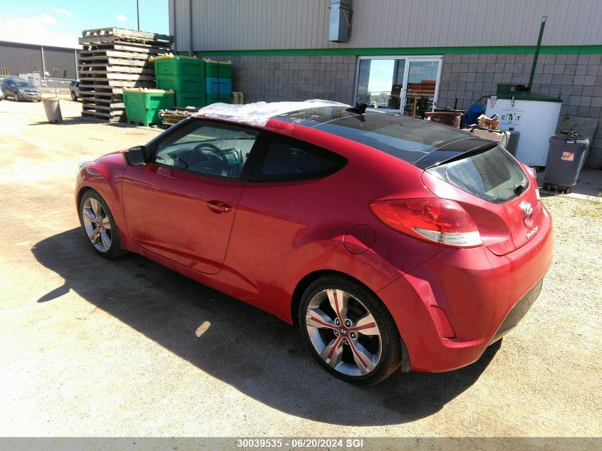 2012 Hyundai Veloster VIN: KMHTC6AD2CU038119 Lot: 30039535