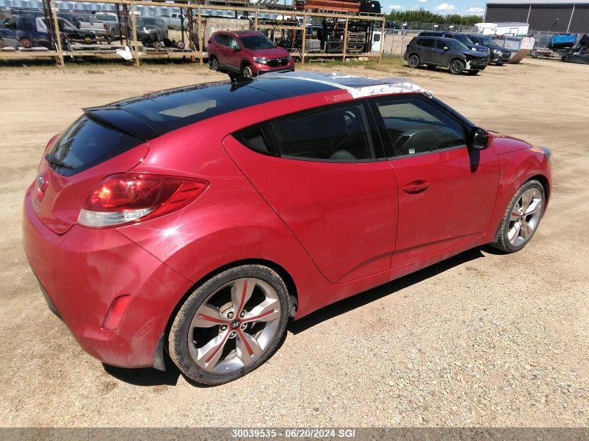 2012 Hyundai Veloster VIN: KMHTC6AD2CU038119 Lot: 30039535