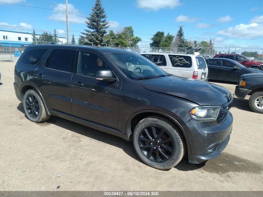 2017 Dodge Durango R/T VIN: 1C4SDJCT7HC858911 Lot: 30039427