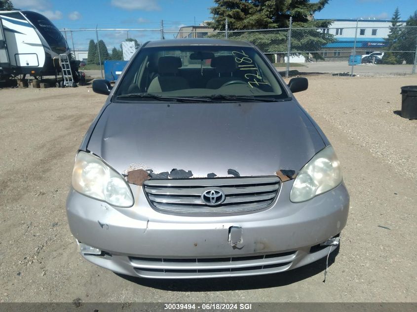 2003 Toyota Corolla Ce/Le/S VIN: 2T1BR32E43C721182 Lot: 30039494