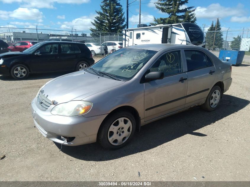 2003 Toyota Corolla Ce/Le/S VIN: 2T1BR32E43C721182 Lot: 30039494