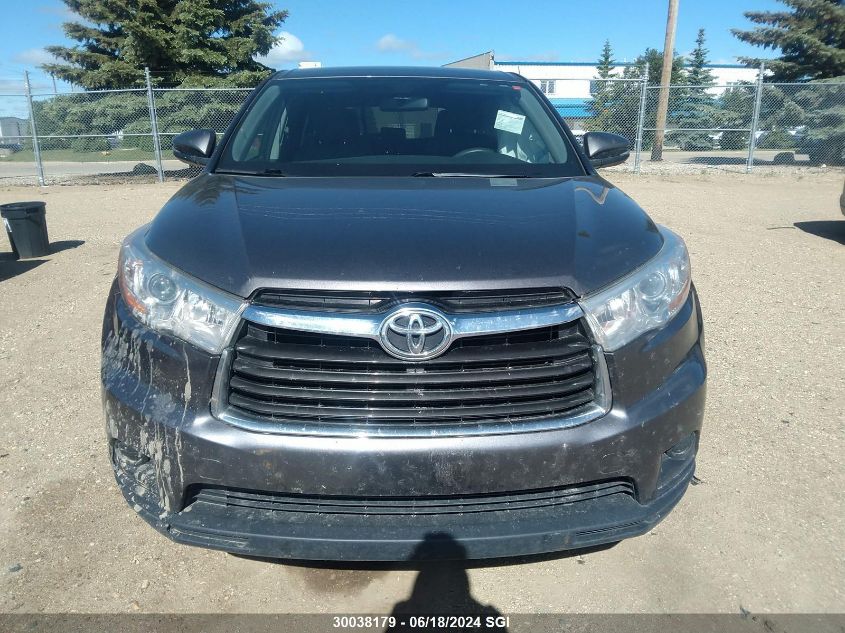 2015 Toyota Highlander Le/Le Plus VIN: 5TDBKRFH2FS109425 Lot: 30038179