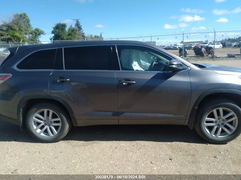 2015 Toyota Highlander Le/Le Plus VIN: 5TDBKRFH2FS109425 Lot: 30038179