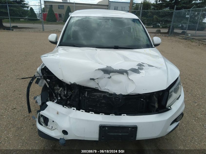 2013 Volkswagen Tiguan S/Se/Sel VIN: WVGHV3AX2DW611597 Lot: 30038679