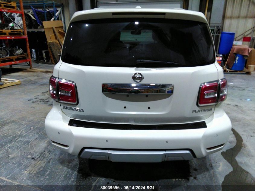 2017 Nissan Armada Platinum VIN: JN8AY2NE4H9702072 Lot: 30039595