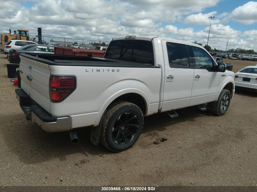 2011 Ford F150 Supercrew VIN: 1FTFW1E64BFA97652 Lot: 30039468