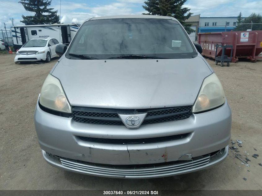 2005 Toyota Sienna Ce 7 Passenger/Ce 8 Passenger VIN: 5TDZA29C55S320108 Lot: 30037640