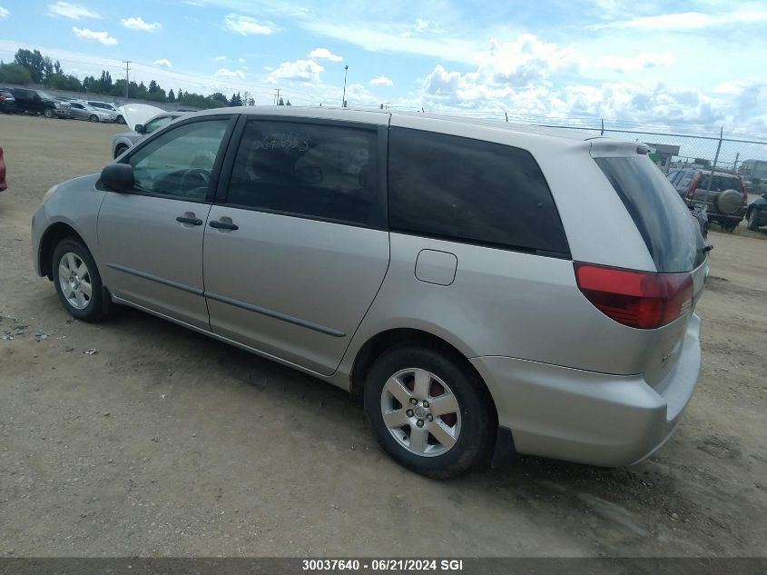 2005 Toyota Sienna Ce 7 Passenger/Ce 8 Passenger VIN: 5TDZA29C55S320108 Lot: 30037640