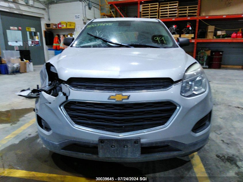 2017 Chevrolet Equinox Ls VIN: 2GNFLEEK3H6278023 Lot: 30039645