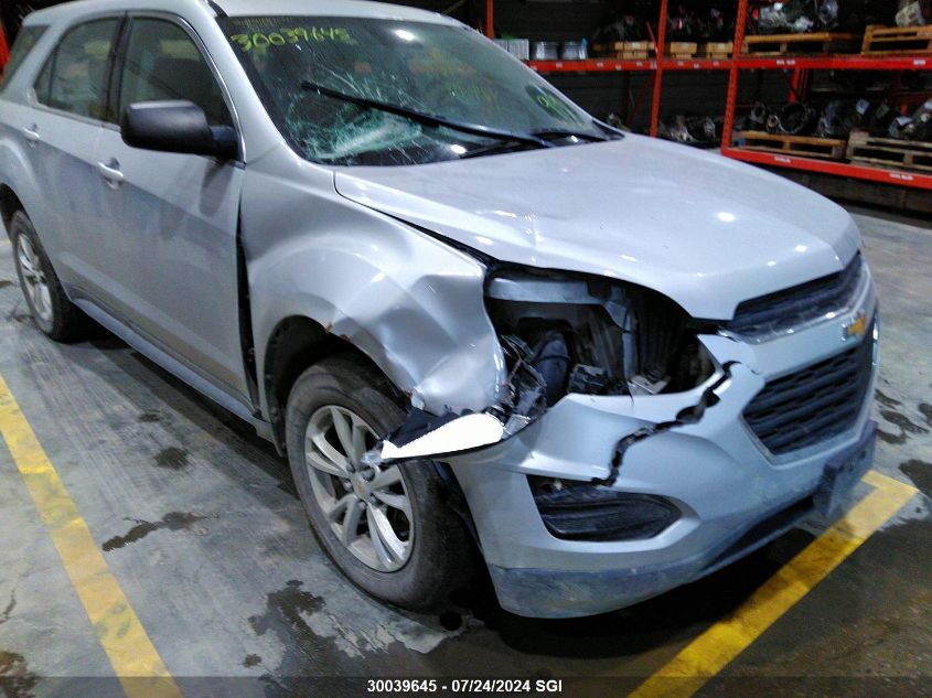 2017 Chevrolet Equinox Ls VIN: 2GNFLEEK3H6278023 Lot: 30039645