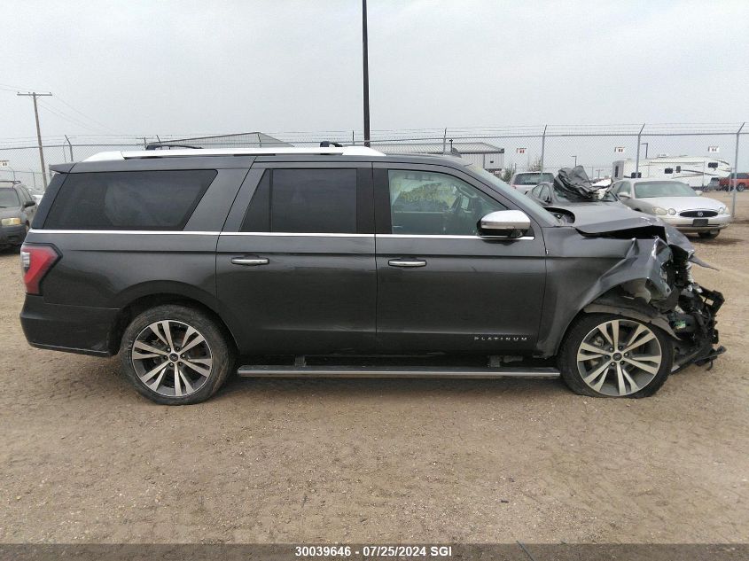 2021 Ford Expedition Max Platinum VIN: 1FMJK1MT4MEA06722 Lot: 30039646