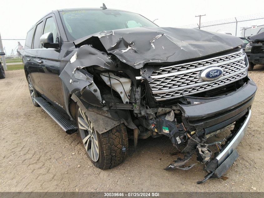 2021 Ford Expedition Max Platinum VIN: 1FMJK1MT4MEA06722 Lot: 30039646