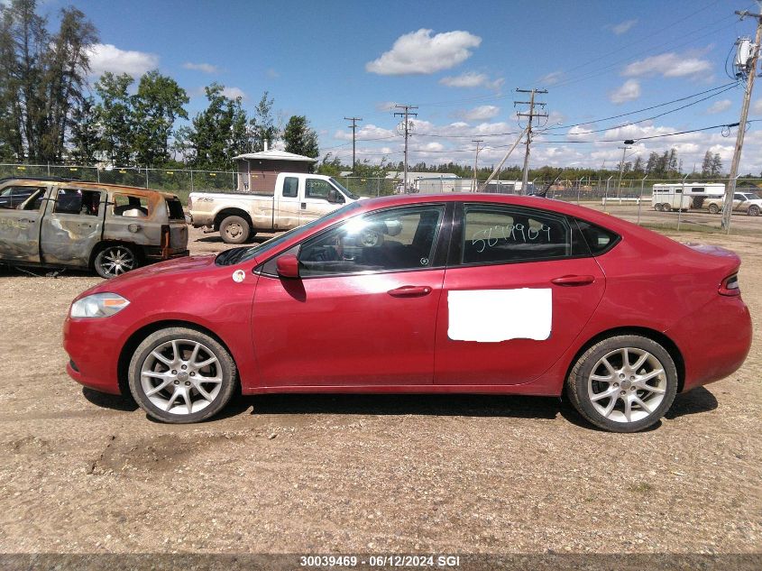 2013 Dodge Dart Sxt VIN: 1C3CDFBA4DD191824 Lot: 30039469