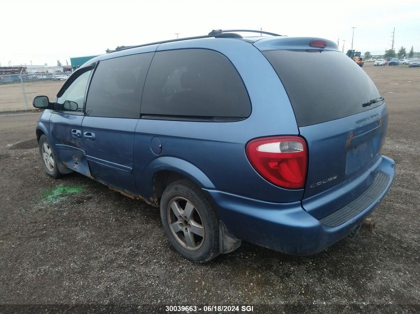 2007 Dodge Grand Caravan Sxt VIN: 2D4GP44L27R110217 Lot: 30039663