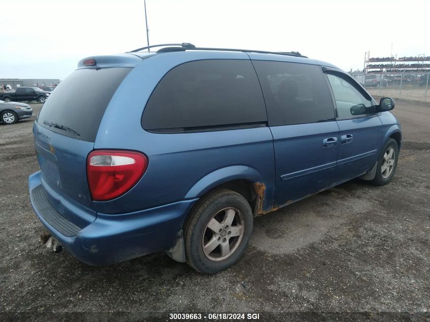 2007 Dodge Grand Caravan Sxt VIN: 2D4GP44L27R110217 Lot: 30039663