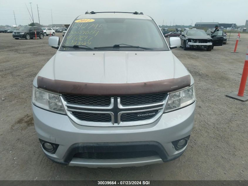 2012 Dodge Journey R/T VIN: 3C4PDDFG2CT170897 Lot: 30039664
