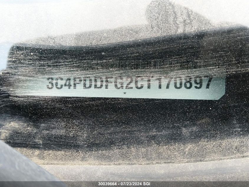 2012 Dodge Journey R/T VIN: 3C4PDDFG2CT170897 Lot: 30039664