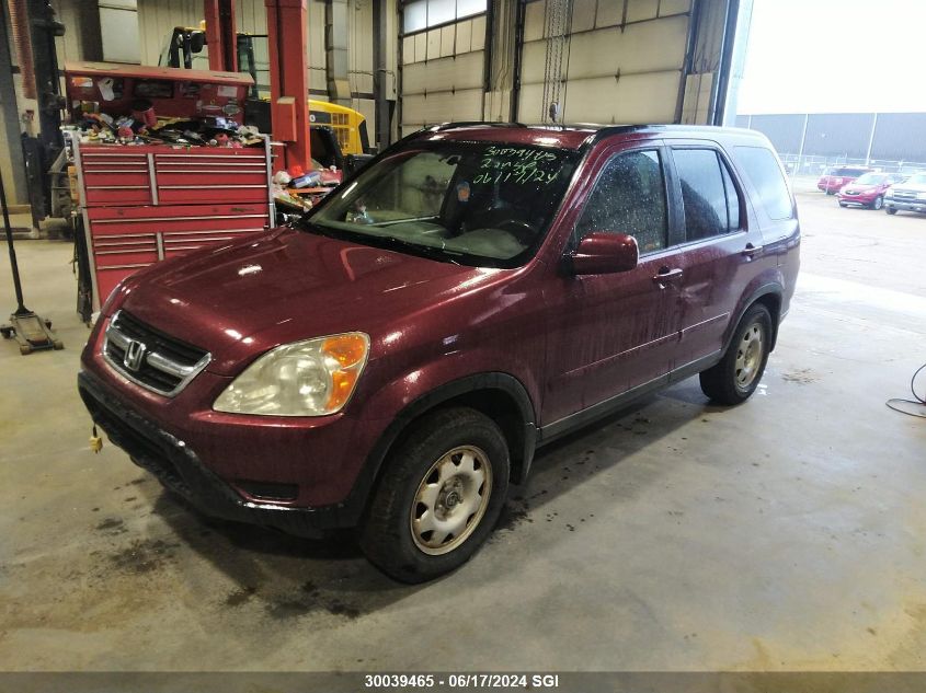 2003 Honda Cr-V Ex VIN: JHLRD78913C806667 Lot: 30039465