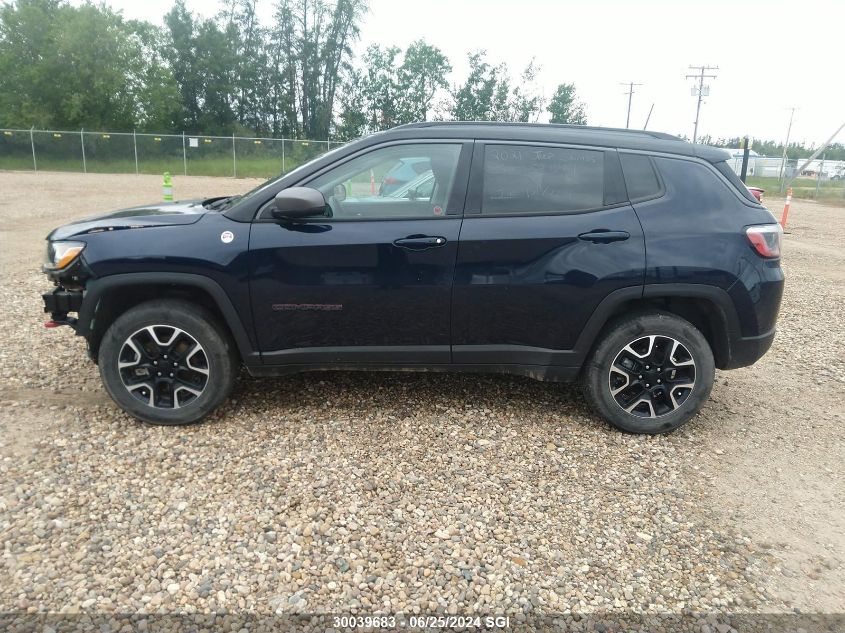 2021 Jeep Compass Trailhawk VIN: 3C4NJDDB9MT602555 Lot: 30039683