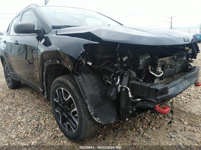 2021 Jeep Compass Trailhawk VIN: 3C4NJDDB9MT602555 Lot: 30039683