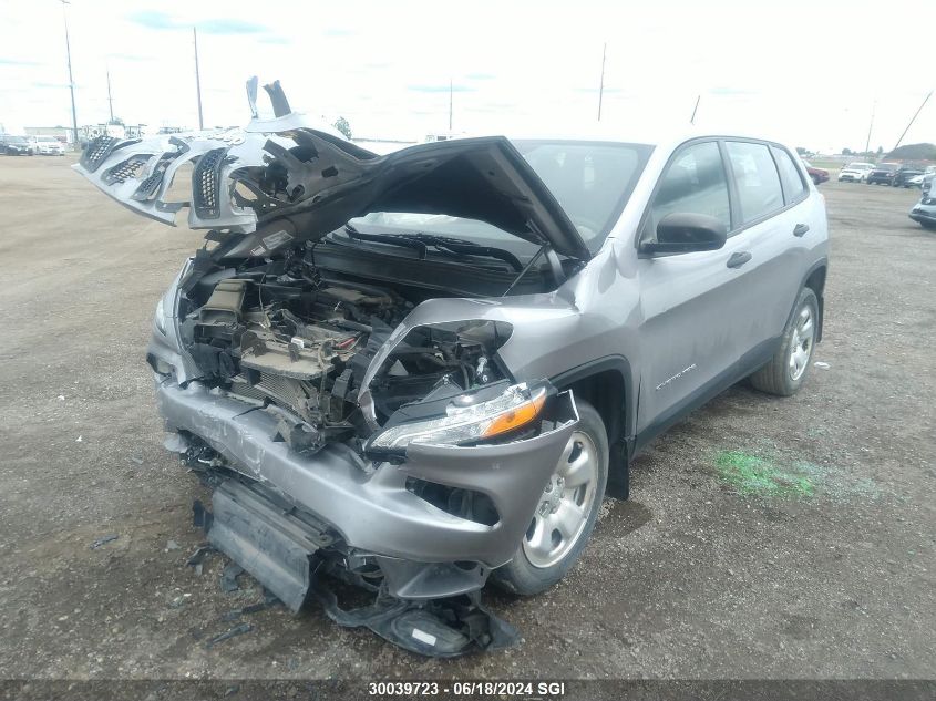 2018 Jeep Cherokee Sport VIN: 1C4PJLAB5JD595077 Lot: 30039723