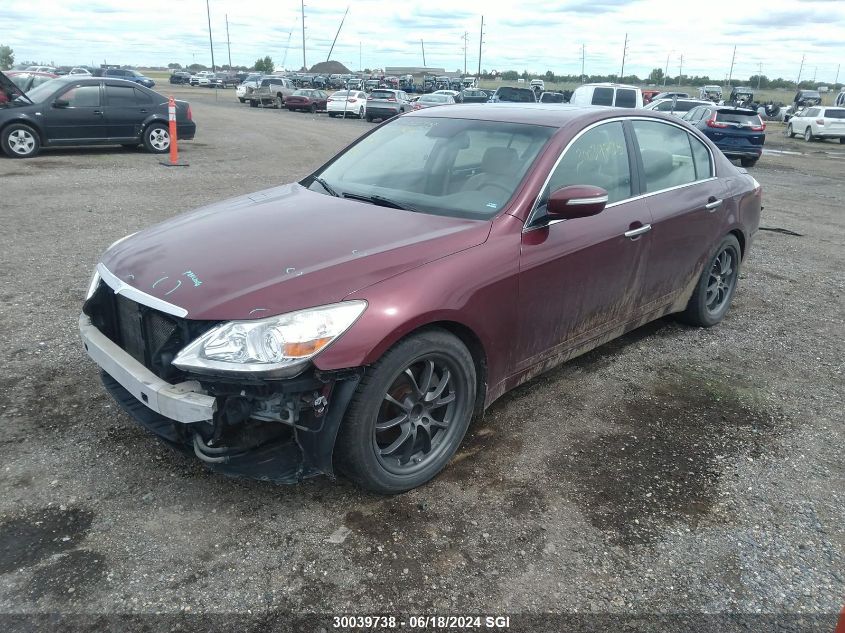 2011 Hyundai Genesis 3.8L VIN: KMHGC4DE0BU114266 Lot: 30039738