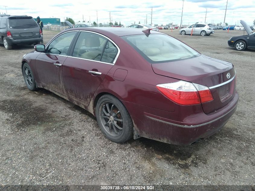 2011 Hyundai Genesis 3.8L VIN: KMHGC4DE0BU114266 Lot: 30039738