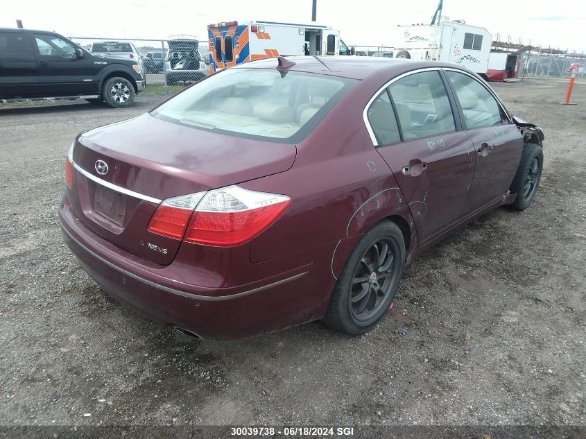 2011 Hyundai Genesis 3.8L VIN: KMHGC4DE0BU114266 Lot: 30039738