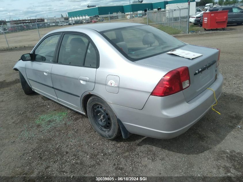 2003 Honda Civic Dx VIN: 2HGES15463H900100 Lot: 30039805