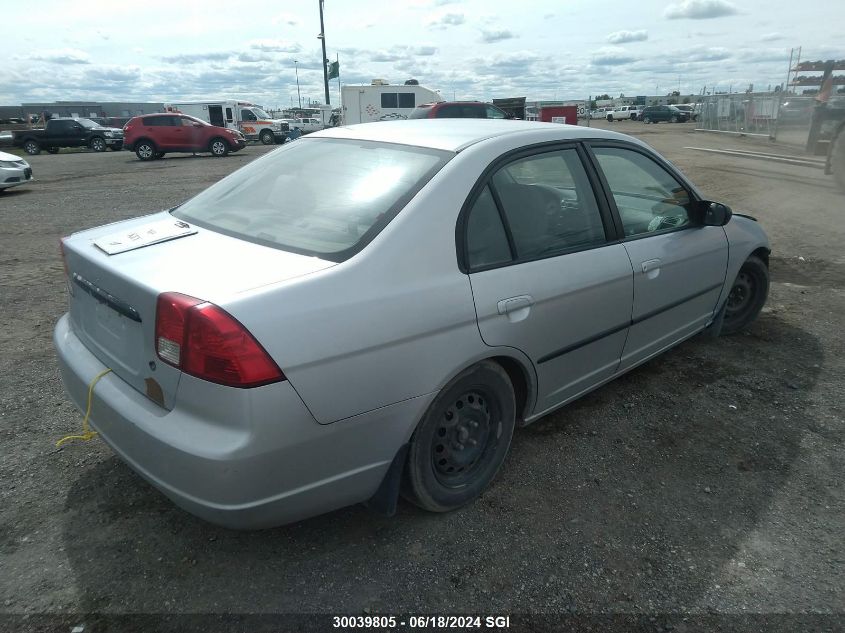 2003 Honda Civic Dx VIN: 2HGES15463H900100 Lot: 30039805