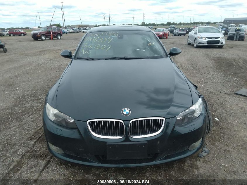 2007 BMW 328 I VIN: WBAWL13567PX16334 Lot: 30039806