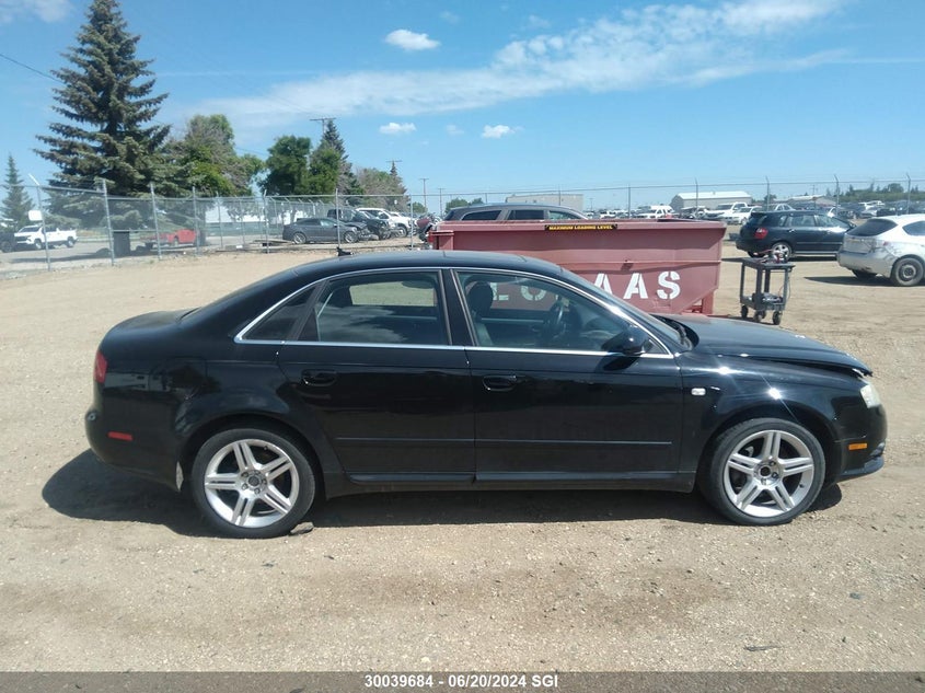 2008 Audi A4 2.0T VIN: WAUAF78E78A053776 Lot: 30039684