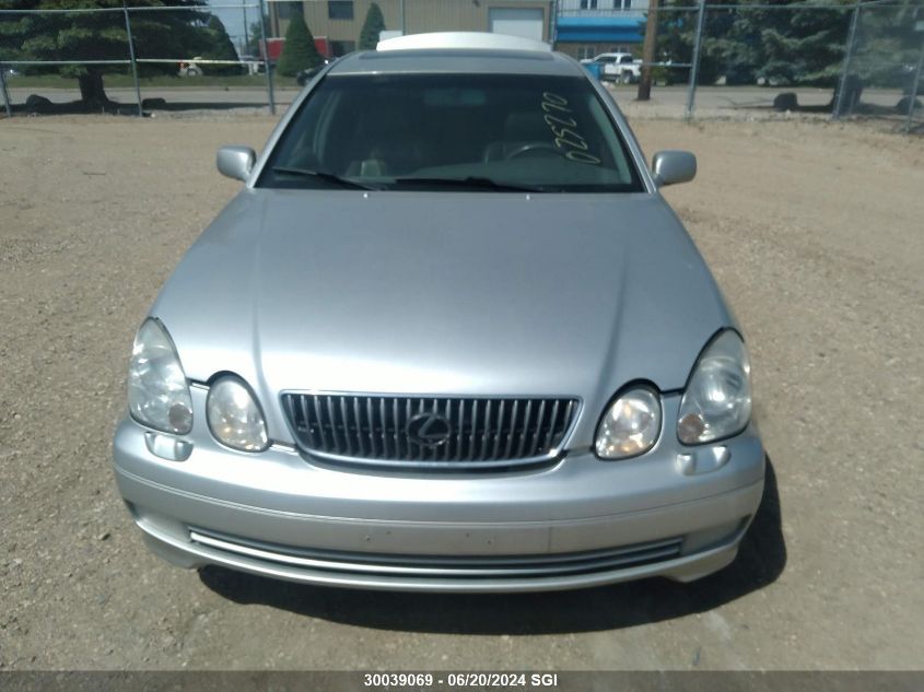 2000 Lexus Gs 400 VIN: JT8BH68X9Y0025270 Lot: 30039069