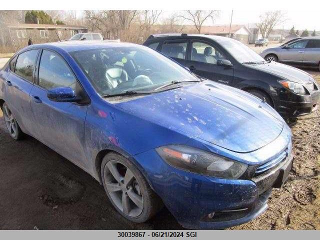 2013 Dodge Dart Limited/R/T VIN: 1C3CDFCB8DD327590 Lot: 30039867