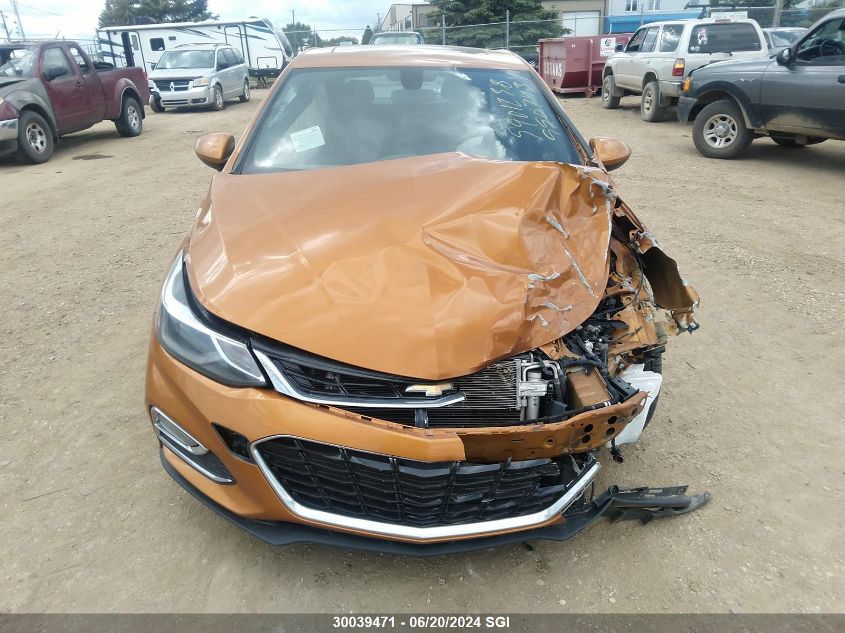 2017 Chevrolet Cruze Lt VIN: 3G1BE6SM7HS550743 Lot: 30039471