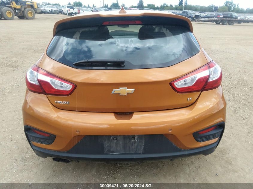 2017 Chevrolet Cruze Lt VIN: 3G1BE6SM7HS550743 Lot: 30039471