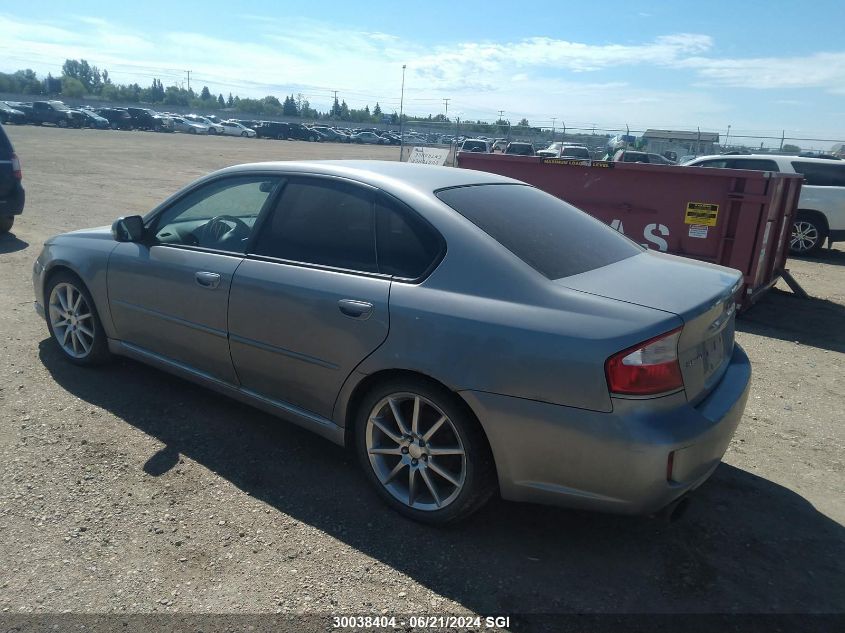 2008 Subaru Legacy 2.5 Gt Spec B VIN: 4S3BL696083203930 Lot: 30038404