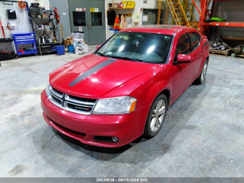 2012 Dodge Avenger Sxt VIN: 1C3CDZCB2CN251388 Lot: 30039836