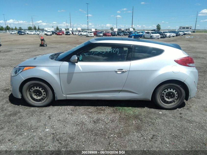 2012 Hyundai Veloster VIN: KMHTC6AD1CU040816 Lot: 30039909