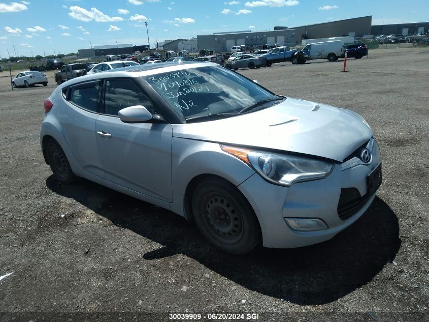 2012 Hyundai Veloster VIN: KMHTC6AD1CU040816 Lot: 30039909