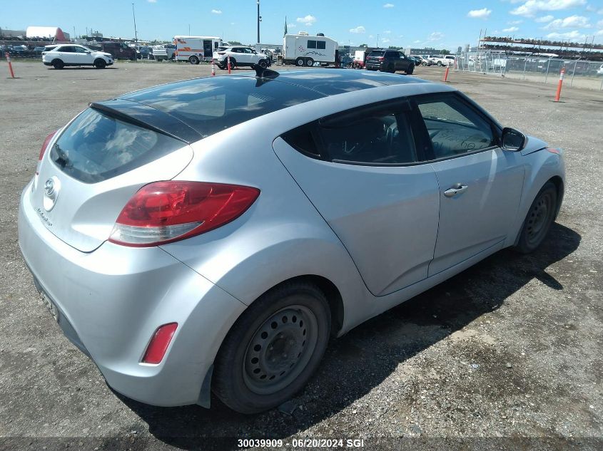 2012 Hyundai Veloster VIN: KMHTC6AD1CU040816 Lot: 30039909