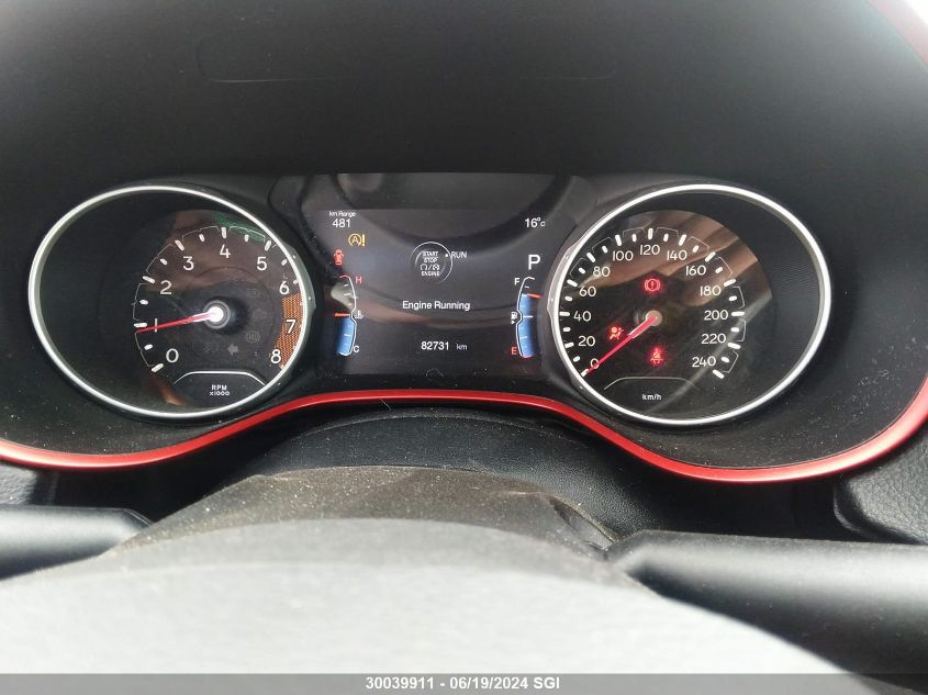 2018 Jeep Compass Trailhawk VIN: 3C4NJDDB6JT371805 Lot: 30039911