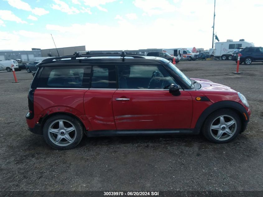 2010 Mini Cooper Clubman VIN: WMWML3C55ATX39069 Lot: 30039970