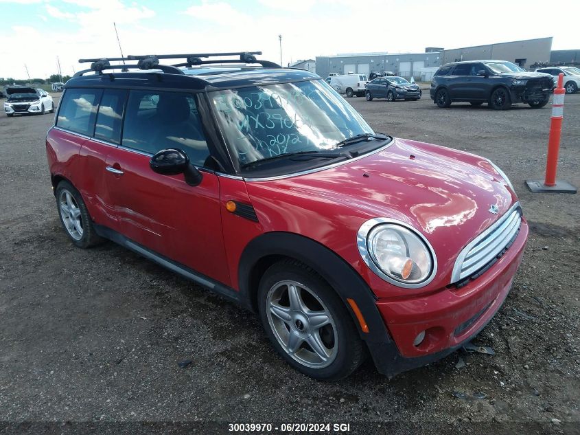 2010 Mini Cooper Clubman VIN: WMWML3C55ATX39069 Lot: 30039970