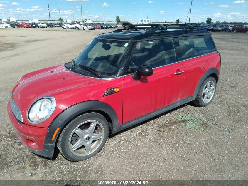 2010 Mini Cooper Clubman VIN: WMWML3C55ATX39069 Lot: 30039970